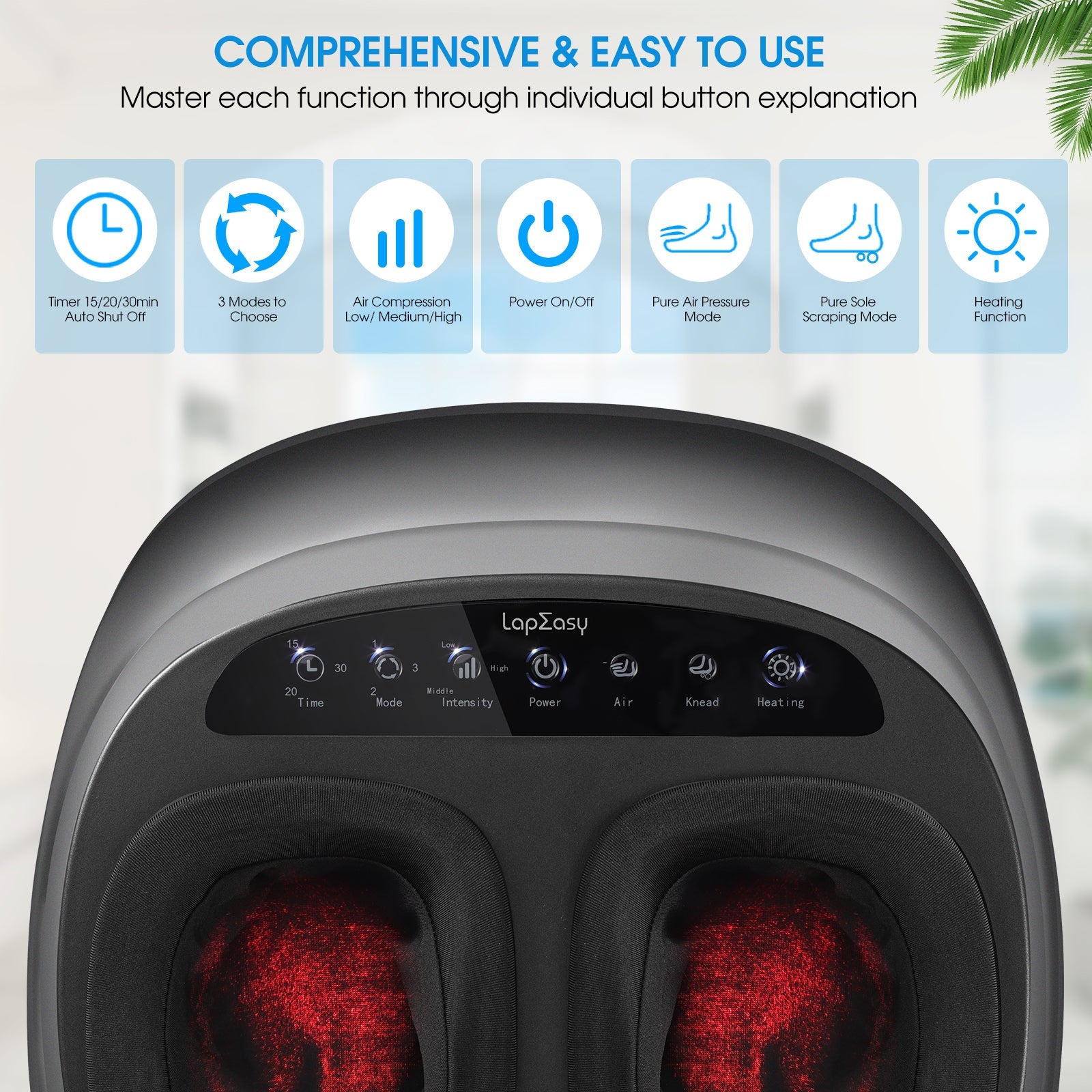 Heated Foot Massager for Relaxation & Pain Relief