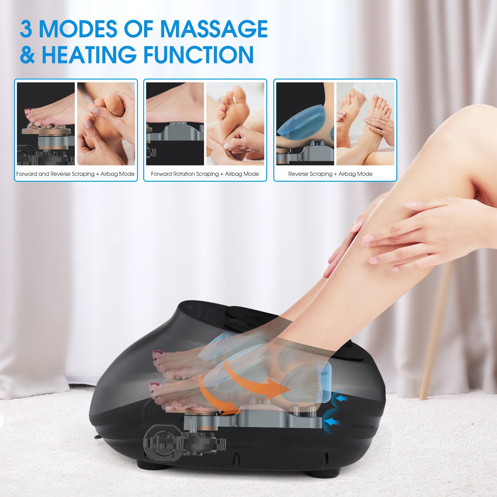 Heated Foot Massager for Relaxation & Pain Relief